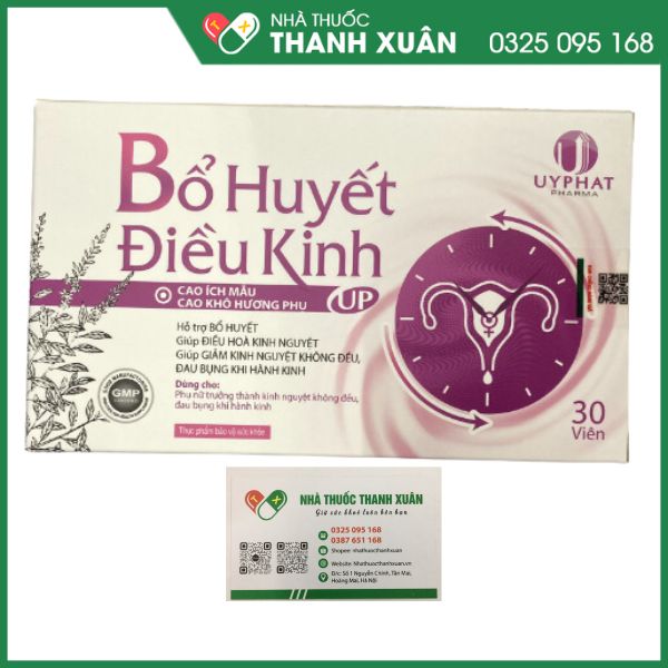 Bổ Huyết Điều Kinh điều hòa kinh nguyệt